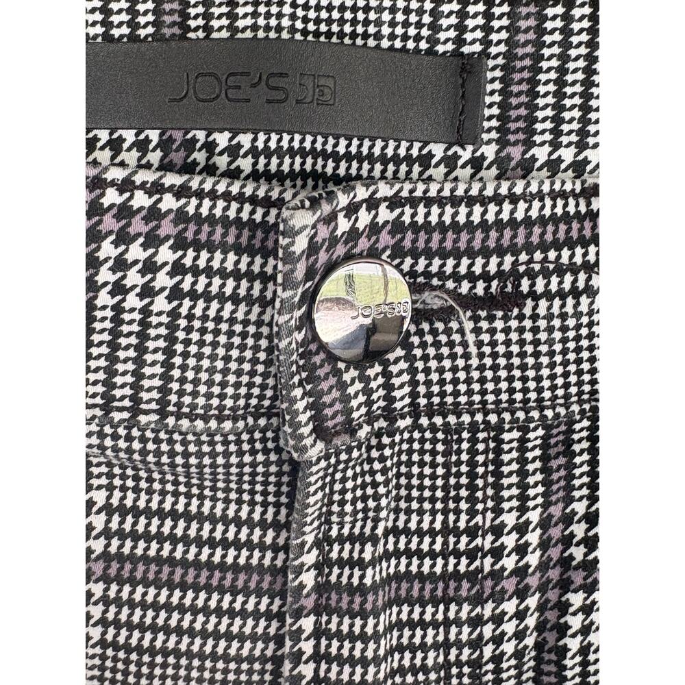 Joe's Jeans Callie High Rise Bootcut Plaid Pants 29 8 Black Cavendish Check Crop - Picture 7 of 8